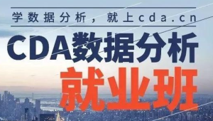 CDA数据分析就业班 – 0329期