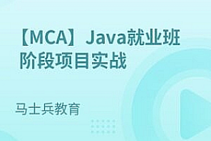 马士兵 - Java就业班阶段项目实战| 完结无密