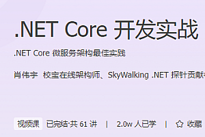 极客时间 - .NETCore开发实战
