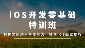 万门大学 - iOS开发零基础特训班