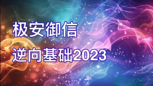 极安御信 - 逆向基础2023全部163节教程视频+课件