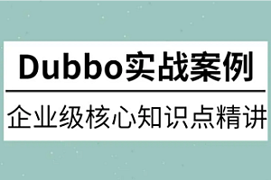 马士兵 - Dubbo入门精通项目实战