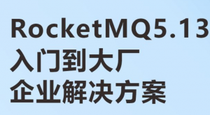 从入门到企业大厂解决方案  基于RocketMQ5.1.3