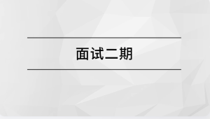 马士兵 - 面试突击班二期