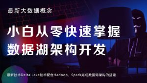  黑马 - 小白从零快速掌握数据湖架构开发（最新技术Delta Lake）