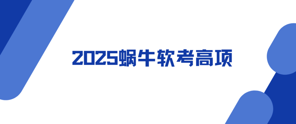 软考 - 2025蜗牛高项|持续更新中。。。