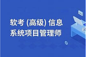 软考 - 蜗牛-高级信息系统项目管理师2025