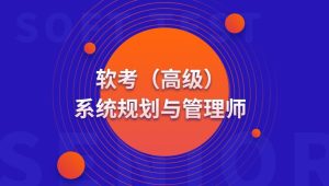 软考 - 高级系统规划与管理师(系规)