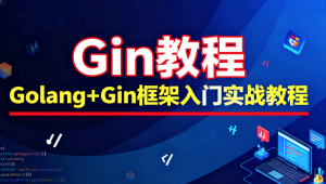  Gin教程_Golang+Gin框架入门实战教程-大地老师