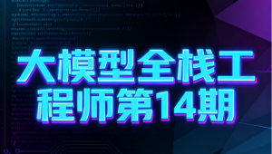 大模型全栈工程师第14期