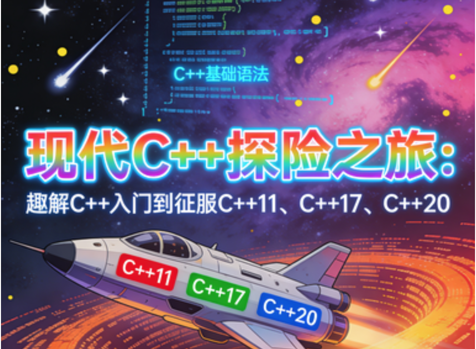  现代C++ 探险之旅：趣解C ++入门到征服C ++11、C++ 17、C ++20