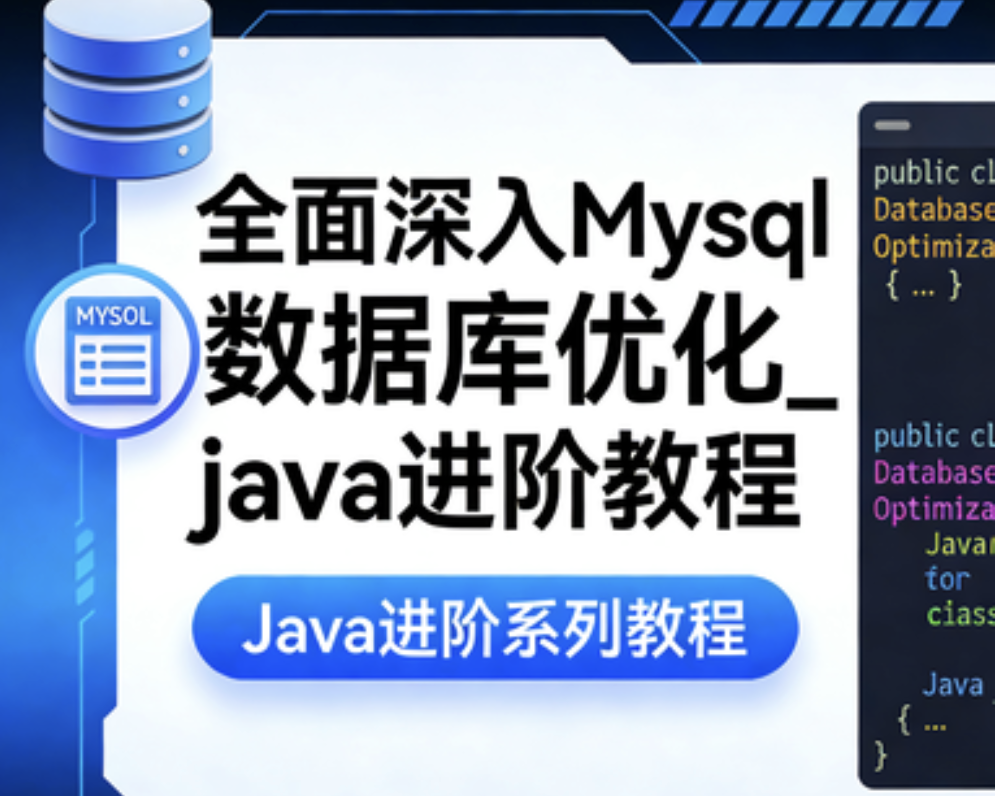 全面深入Mysql数据库优化 java进阶教程
