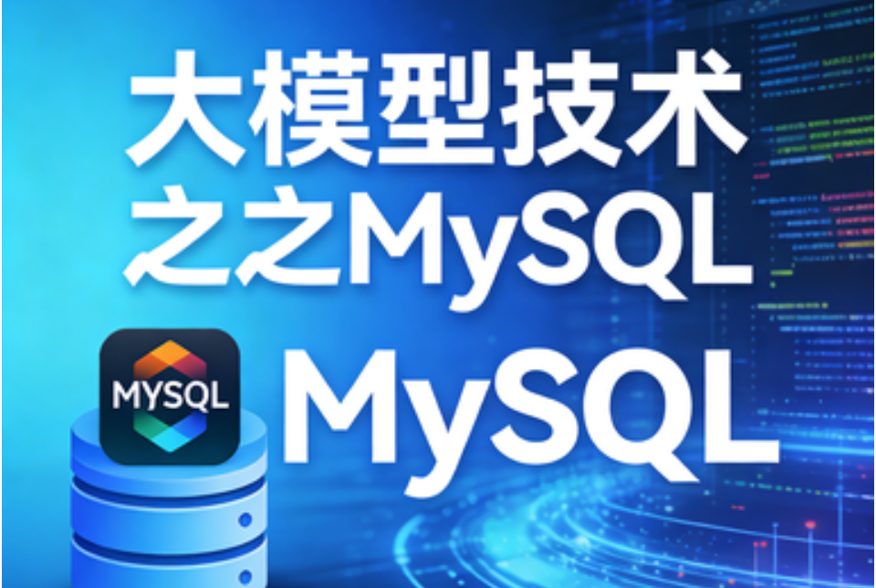  大模型技术之MySQL