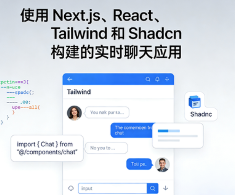  使用 Next.js、React、Tailwind 和 Shadcn 构建的实时聊天应用
