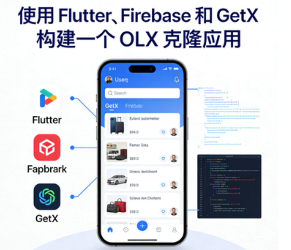 使用 Flutter、Firebase 和 GetX 构建一个 OLX 克隆应用